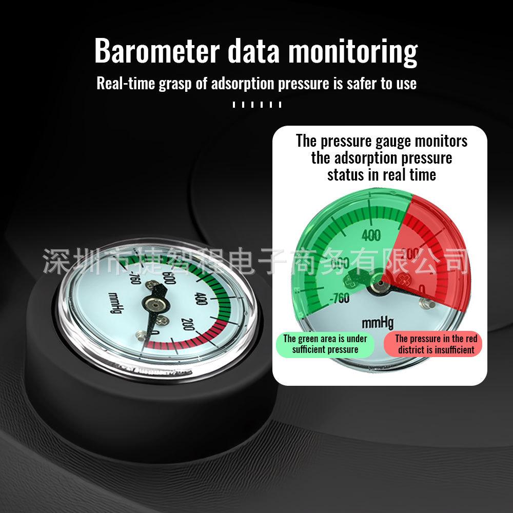 Intelligente elektrische Saugnapf mit Manometer für starke Fliesen- und Marmorbefestigung