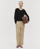 MARIE CLAIRE Straight Curve-Up Pants (Mafasl07Mbe)