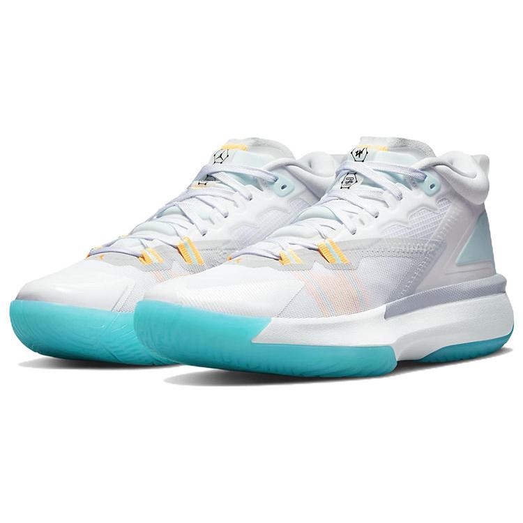 New JORDAN Zion 1 Pf 'White Dynamic Turquoise' DA3129-101