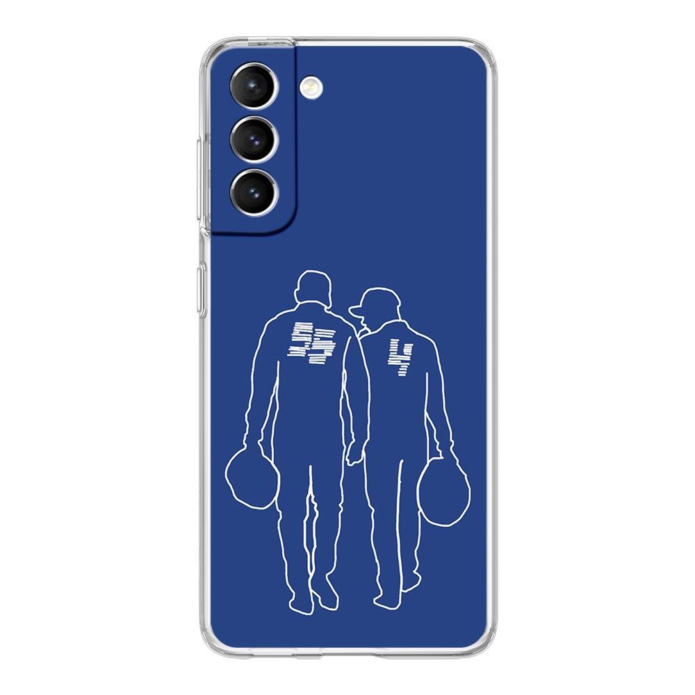 Phone Case For Samsung Galaxy S24 Plus S23 S22 S21 S20 FE Ultra 5G S10 S10E S9 Soft Clear Silicone Cover F1 Number 33