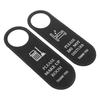 2Pcs Hotel Door Sign PU Do Not Disturb Hanger Double Sided for Guest Room Office Bedroom Door Knob Privacy Tag