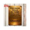 Please Ring Doorbell Metal Wall Art Sign