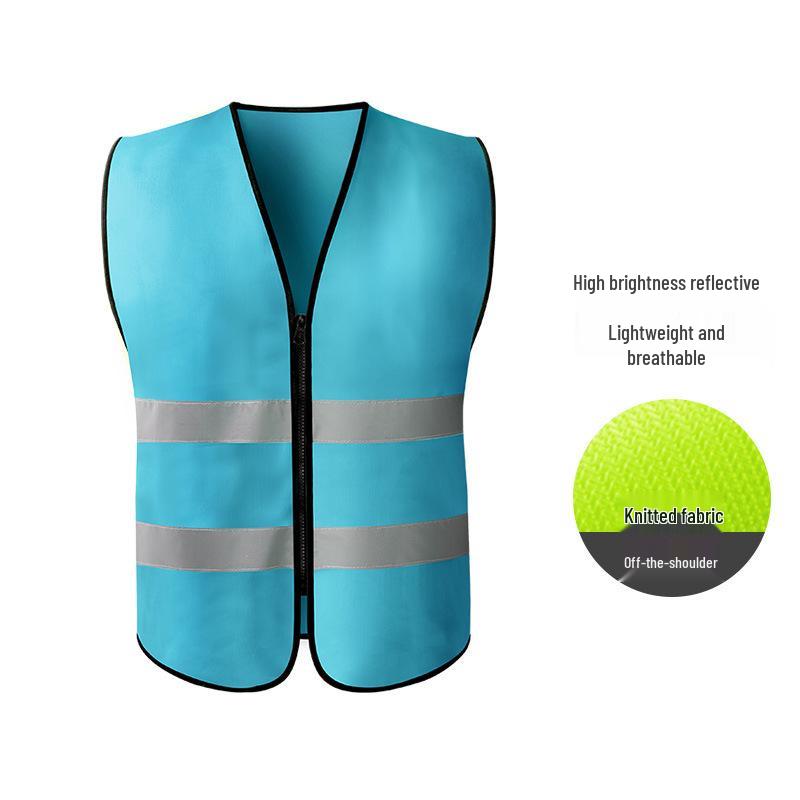 Hersteller-Sicherheitsweste mit mehreren Taschen und Reflektoren für Bau, Reinigung und Transport