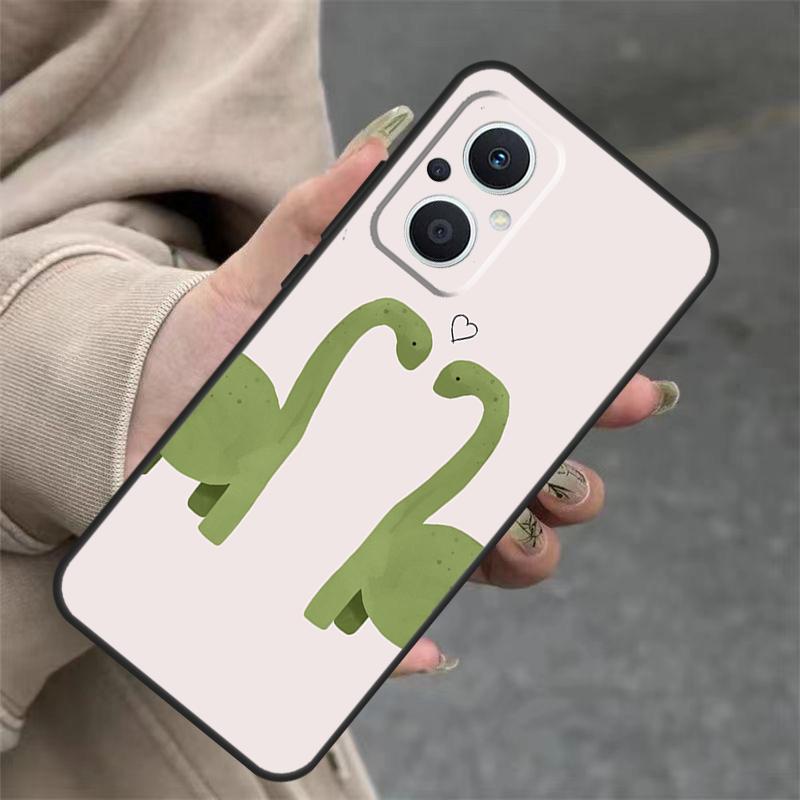 Dinosaur Collage Case For OPPO Reno 14F 13F 12F 11F 10 12 13 14 Pro 7 8 Lite OPPO Find X5 X6 X8 X9 Pro Cover