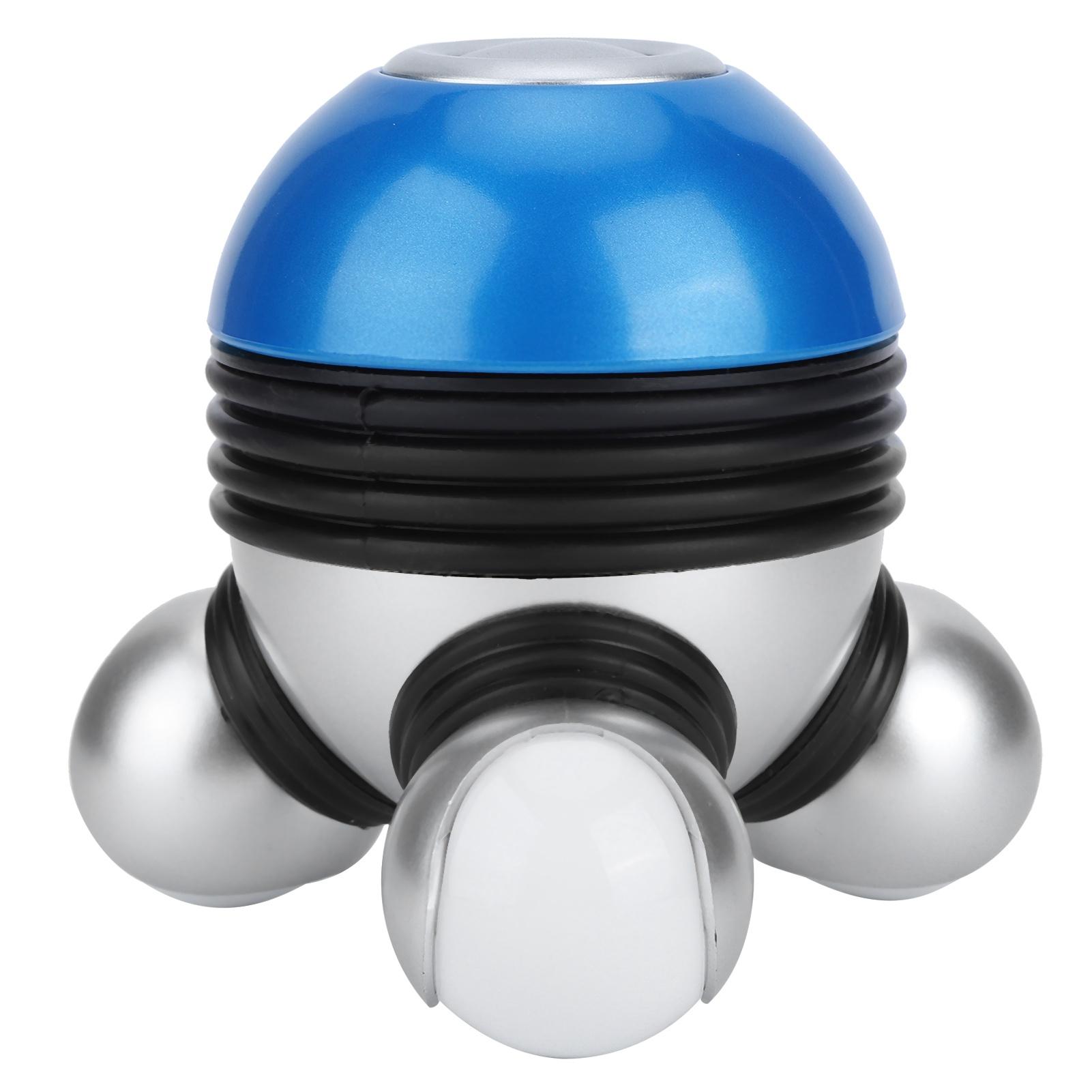 

Portable Hand-Held Body Massager Mini Low Noise Body Vibrating Wireless Massager for Head Neck Legs Pain Relief Massage Tools синій
