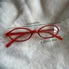 Anime Oval Clear Lens Glasses Cute Candy Color Cosplay Costume Decorative Glasses Computer Spectacles For Women