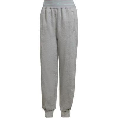 Solid Color Elastic Cuff Fitness Sports Pants Women Pants Gray HA8962