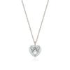 [Stonehenge]] Silver Heart Necklace Sc1680