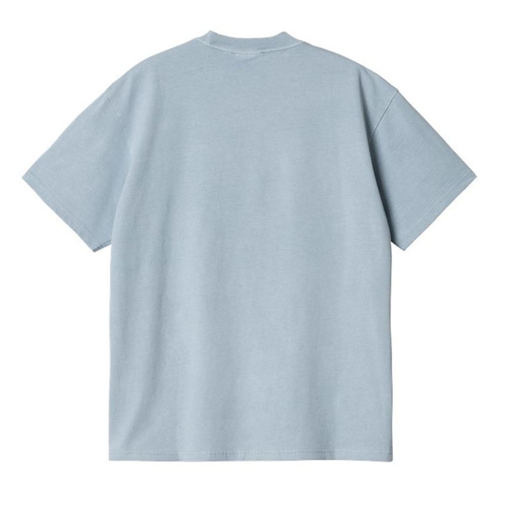 Carhartt WIP Minimalist Casual Everyday Versatile Comfortable Solid Color Crew Neck Straight Cut Short Sleeve T-Shirt Men Tops I033622-0W9-GD
