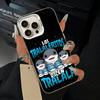 Brainrot Tralalero Phone Case For iPhone 11 12 13 14 15 16Pro Max Plus White Sliver  Phone Cover