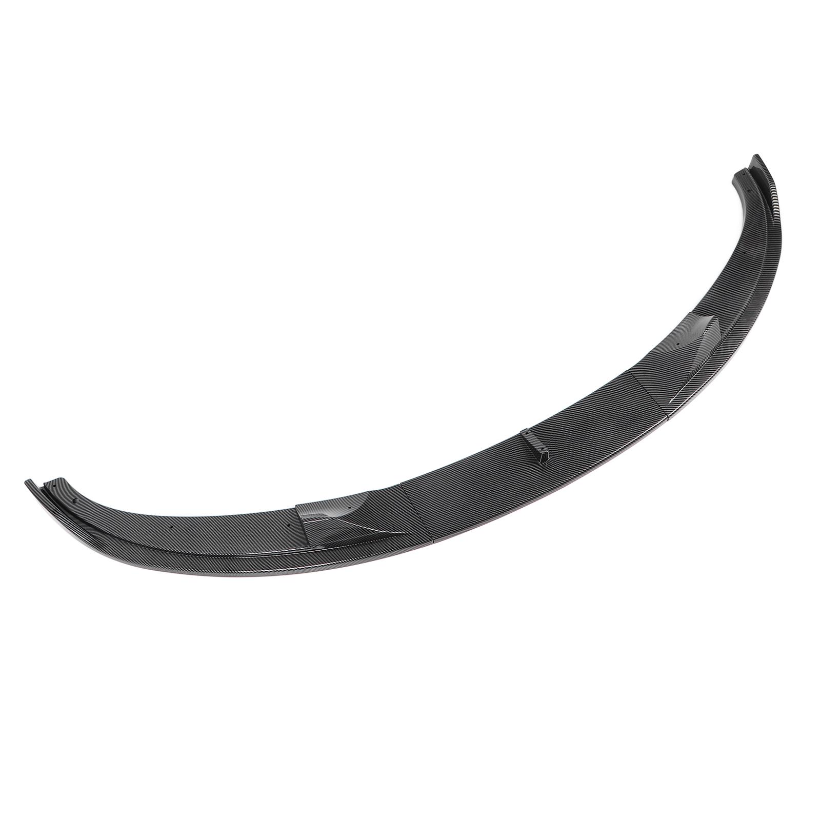3 STKS Voorbumper Lip Spoiler Hoge Sterkte Sportieve Bumper Lip Kin Splitter Diffuser voor E60 E61 M5 2005‑2010 Carbon Fiber Style