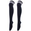 Women Over Knee Thigh High Socks Academic Style solid corlor Long Socks Over The Knee Stockings For Ladies Girls