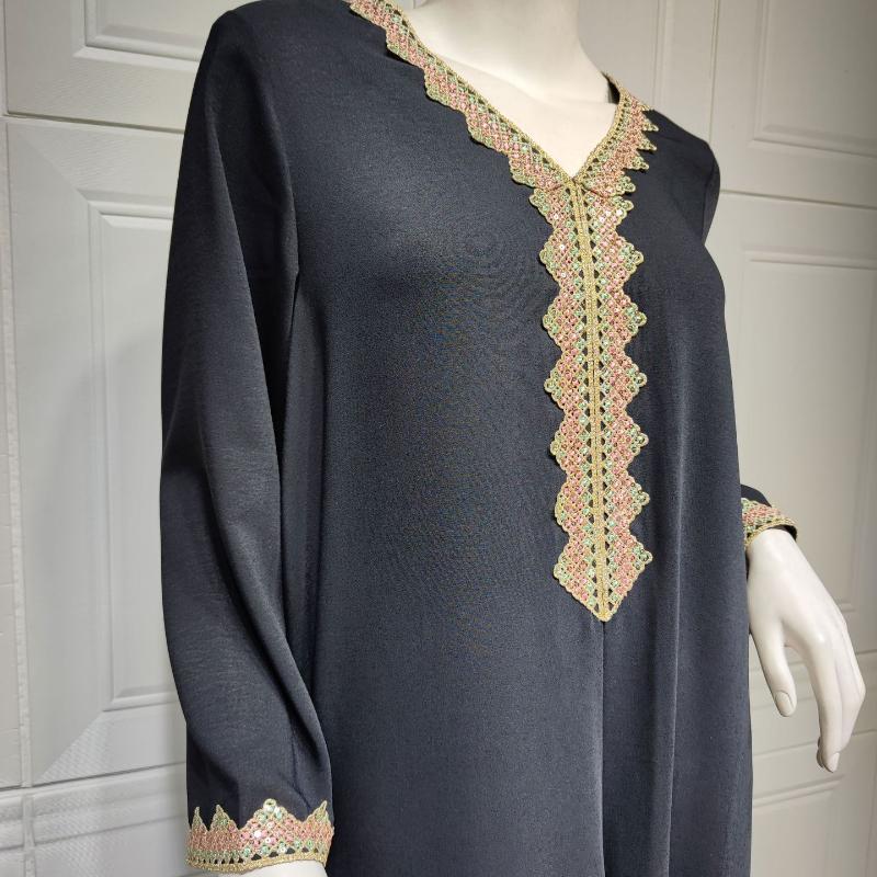 Muslimský dámský kamínkový župan