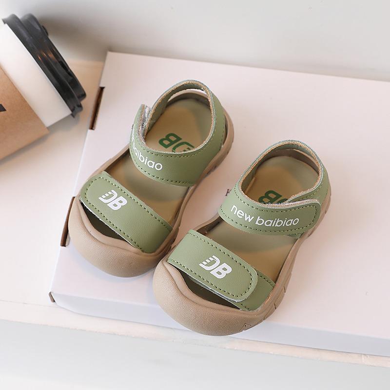 Cute Closed Toe Non Slip Soft Sole Baby Toddler Walking Sandals For Boys And Girls 15