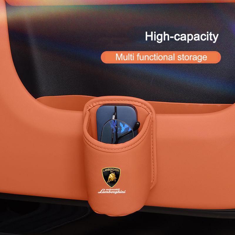 New Car Seat Back/Door Water Cup Box Drink Storage Bottle Rack For Lamborghini LP570 LP610 Urus LP700 LP770 Gallardo Aventador
