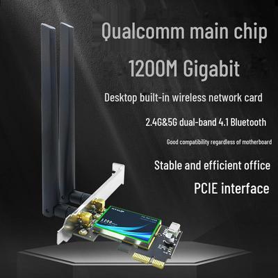 Qualcomm TX-1200AC Dualband PCIE WLAN-Karte mit 5G WiFi & Bluetooth 4.1