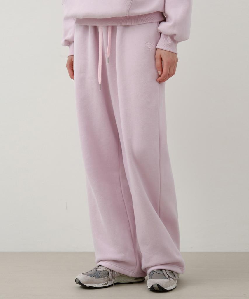 Wednesday Oasis For Woman W/Soft Pastel Brushed Wide String Sweatpants_Baby Pink(W25-Pt31)