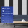 Pack of 12 Polyester Fiber Soundproof Wall Panels Wall Tiles Sound Absorbing Panels Suitable for Living Room Studios