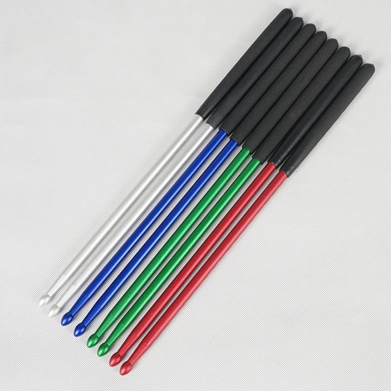 1Pair 5A Aluminum Alloys Drumstick Nonslip Drumstick for Beginner, Student, Adult