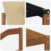 Outdoor Sofa Set with Cushions 6 Pcs Natural and Beige