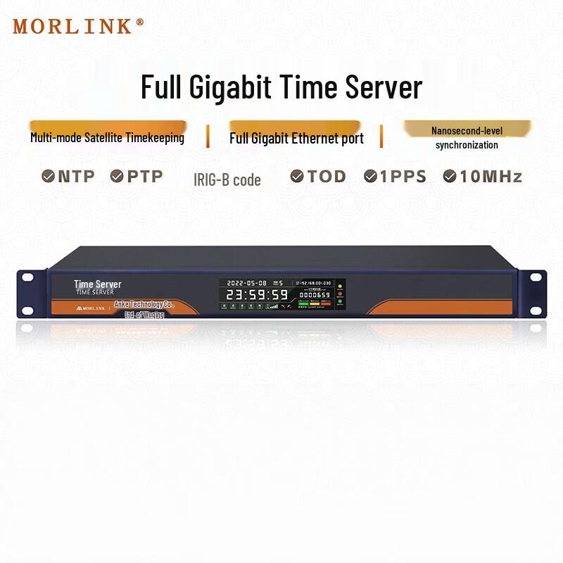 MORLINK Gigabit PTP NTP Time Server