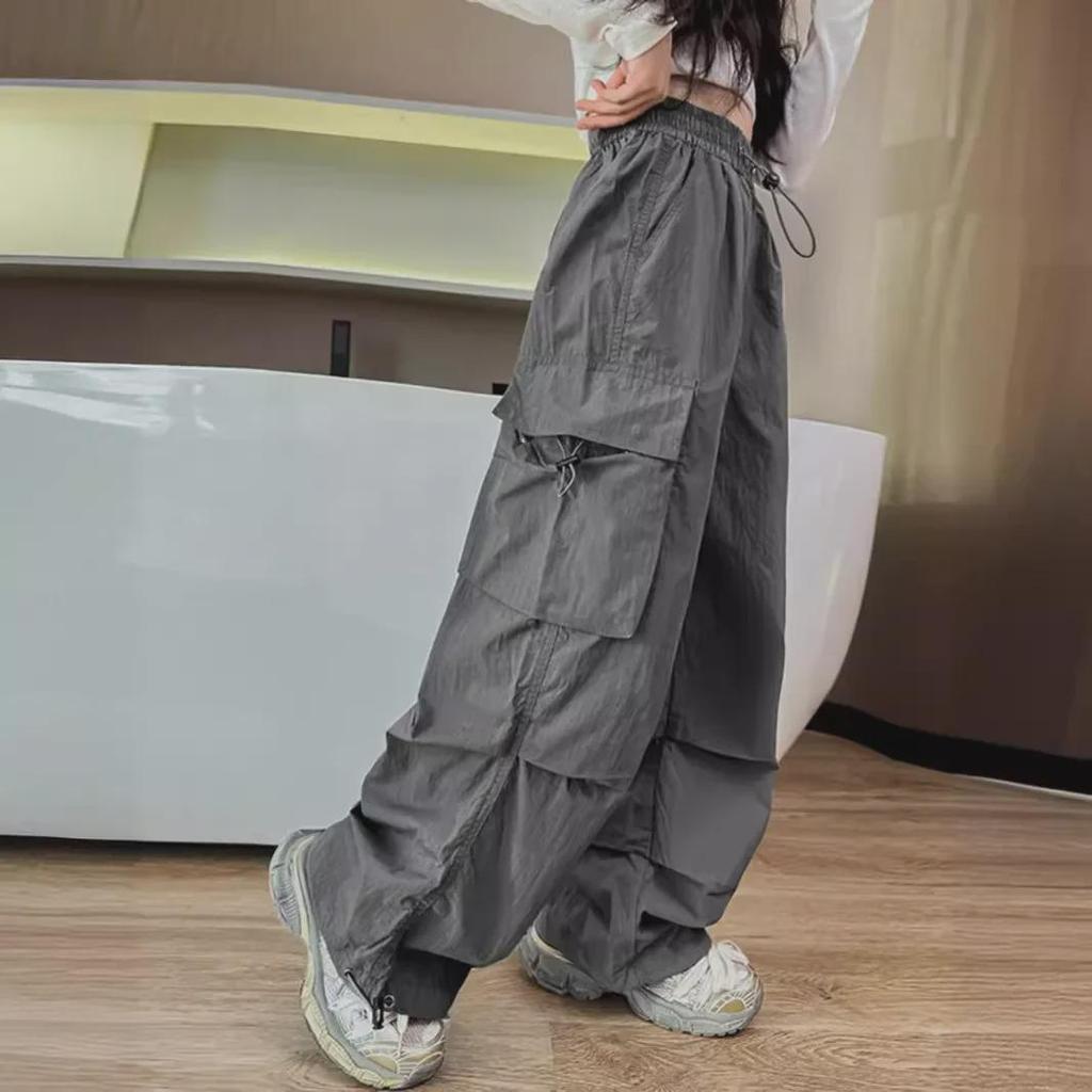 Girls' Quick-Dry Summer Wide-Leg Pants: Trendy, Cool, Mosquito-Proof Streetwear for Dancing