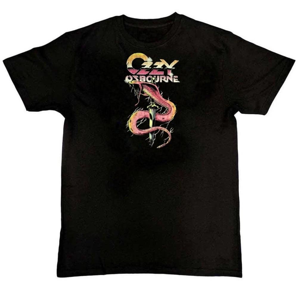 

Ozzy Osbourne Vintage Snake Dagger Graphic Print Mens TShirt S M L XL 2 3 4 XL Unisex T-Shirt - Men s Summer Cotton Graphic Tee S разноцветный