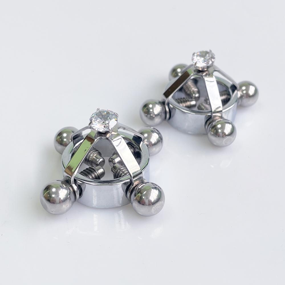 BDSM Metal Nail Nipple Clamps Nipple Correction Flirtatious Stimulation Adult Sex Toys