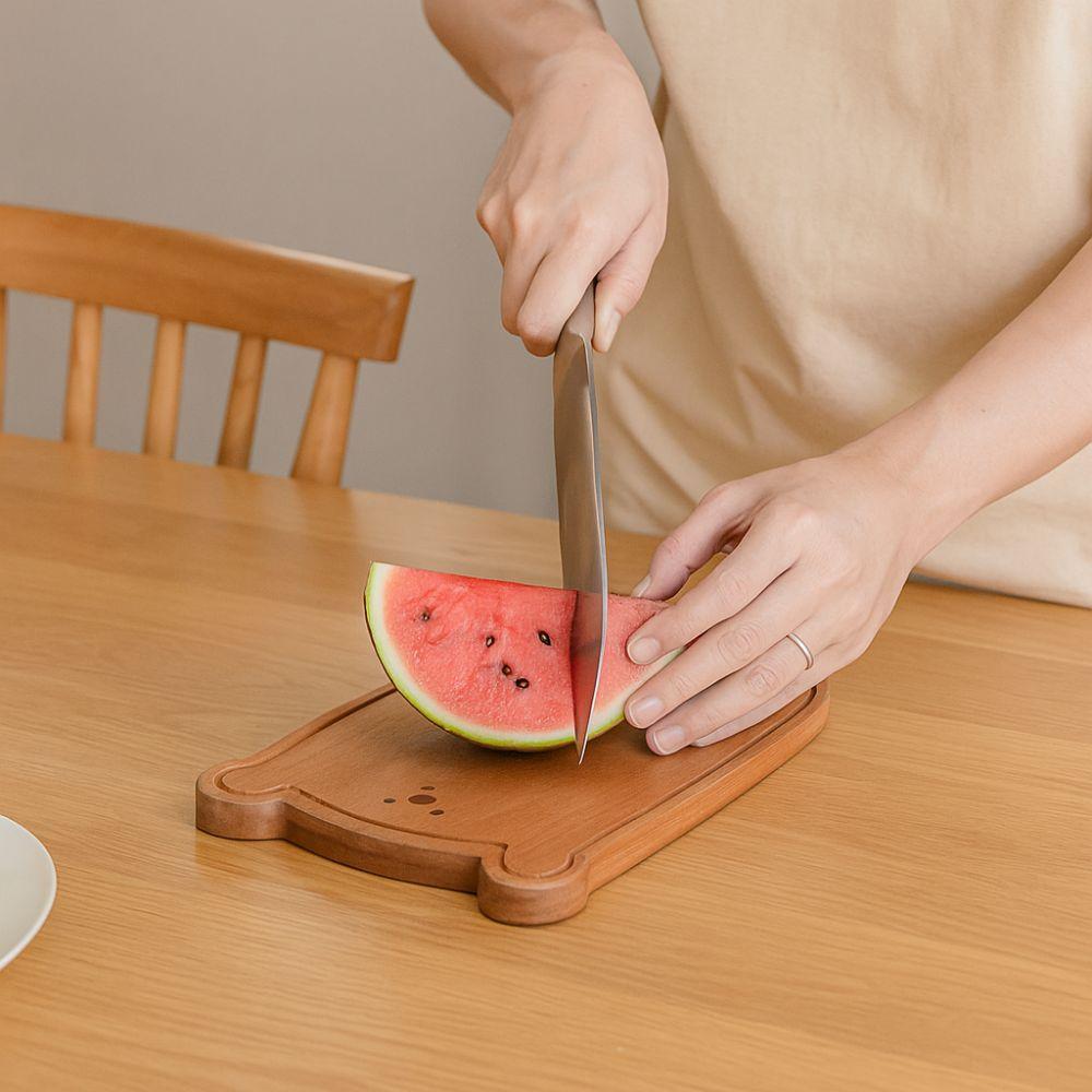 Eco-Friendly Bear Cutting Board Cute Design Fruit Cutting Board Home Use Bread Board  Kitchen