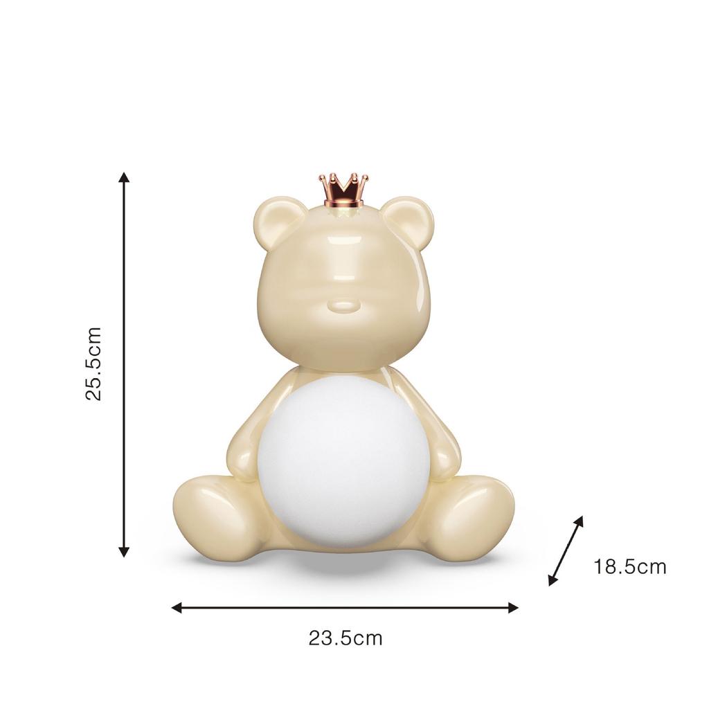 RGB Bluetooth Speaker Lamp with Colorful Ambient Light and Mobile Control - Creative Little Bear Design for Bedroom and Study