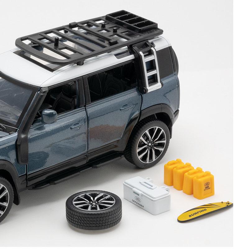 1:32 Scale Defender 2022 City ORV Alloy Car Model, Diecasts Metal Toy Sports Car Model with Sound and Light for Children Gifts