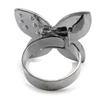 NOA [I2118] - Gray 'Crystal Butterfly' Designer Ring