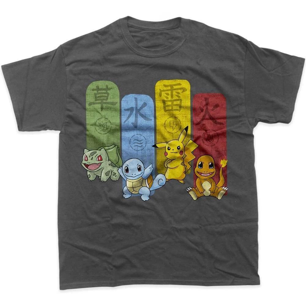 Pokemon Graphic TShirt Anime Tee for Collectors Mens 2026 Summer Fashion Oversize Street Casual Y2K Tops Streetwear Clothing