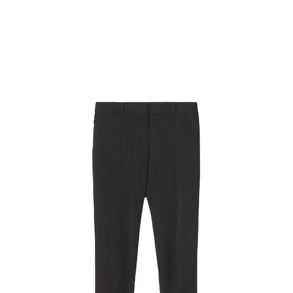Burberry high-waisted fringed-edge leggings (Unisex) Casual Pants 80473511
