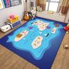City Map Traffic Game Carpet Children's Carpet Crawling Mat