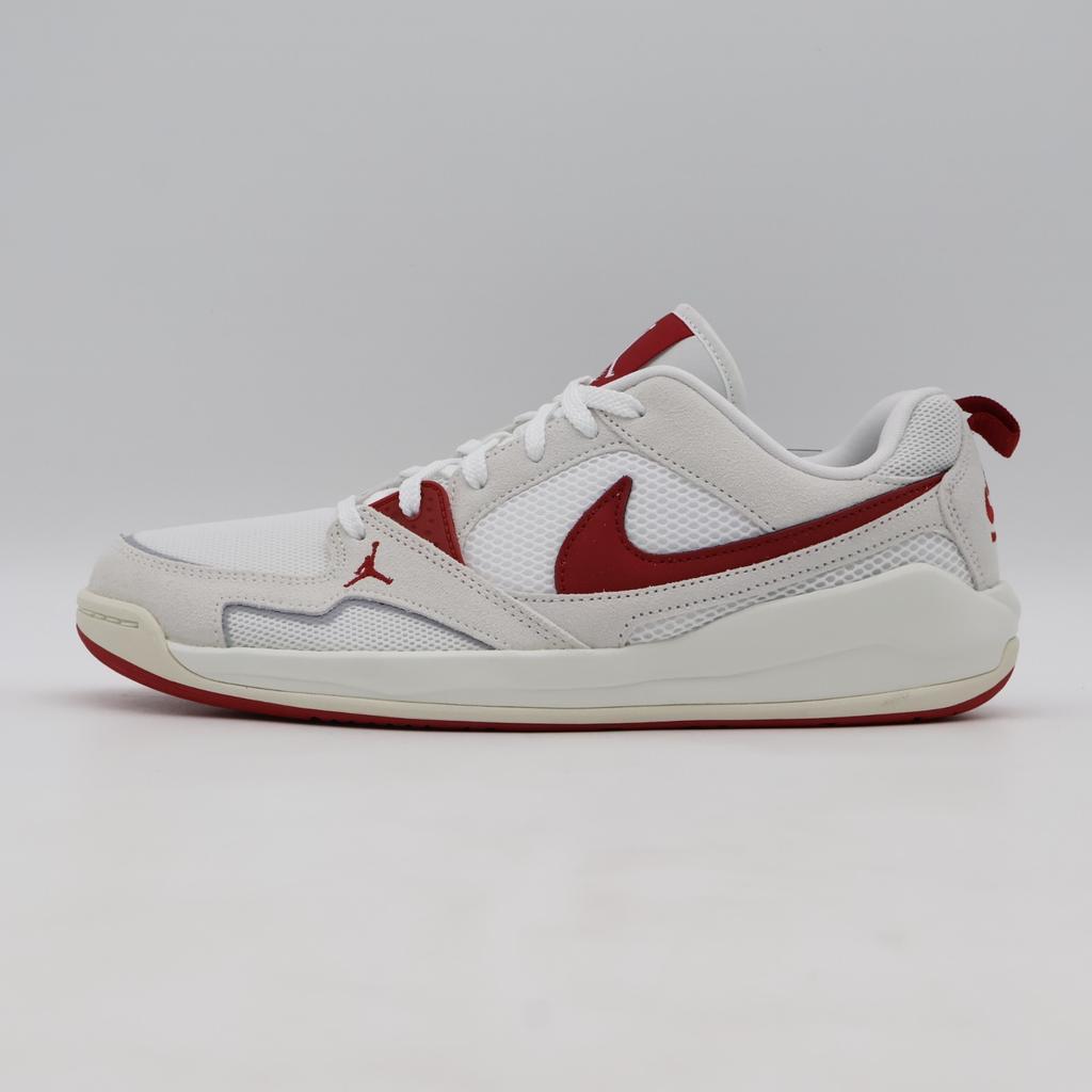 HJ6777-116 Nike Jordan CMFT Era White Sail Black Varsity Red (Men's)