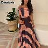 Autumn New Arrivals Women's Elegant One-Shoulder Semi-Sheer Dress Long Gown