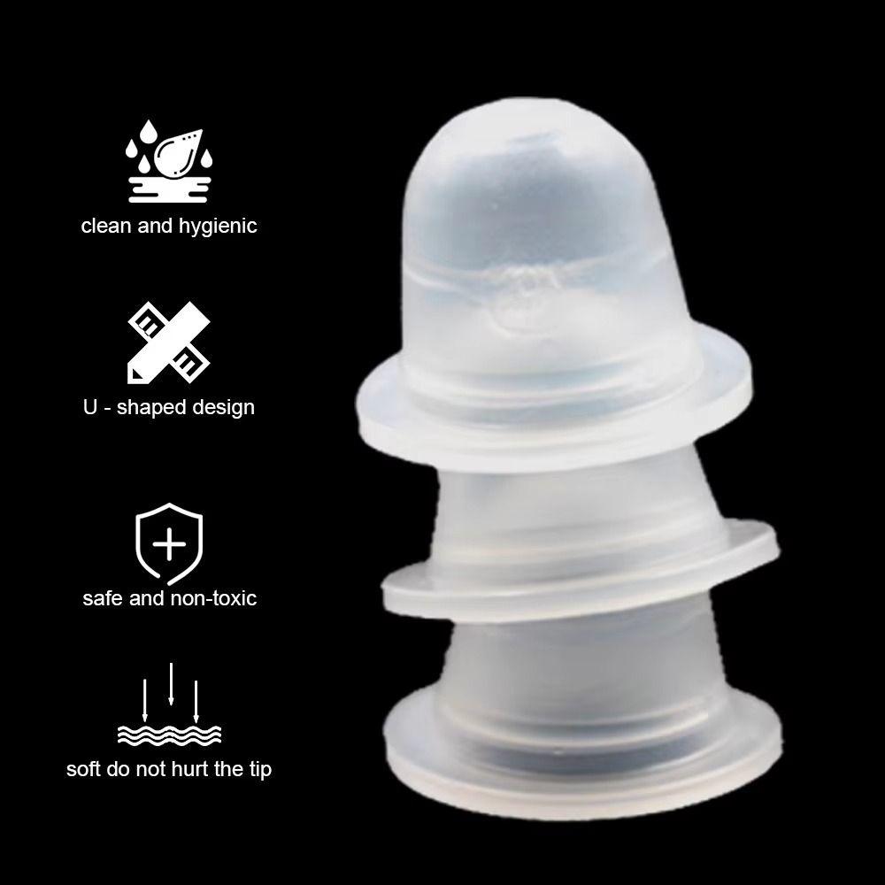 100PCS Disposable Tattoo Ink Cups Silicone Eyelash Extension Glue Tray Tool  Tattoo Accessories