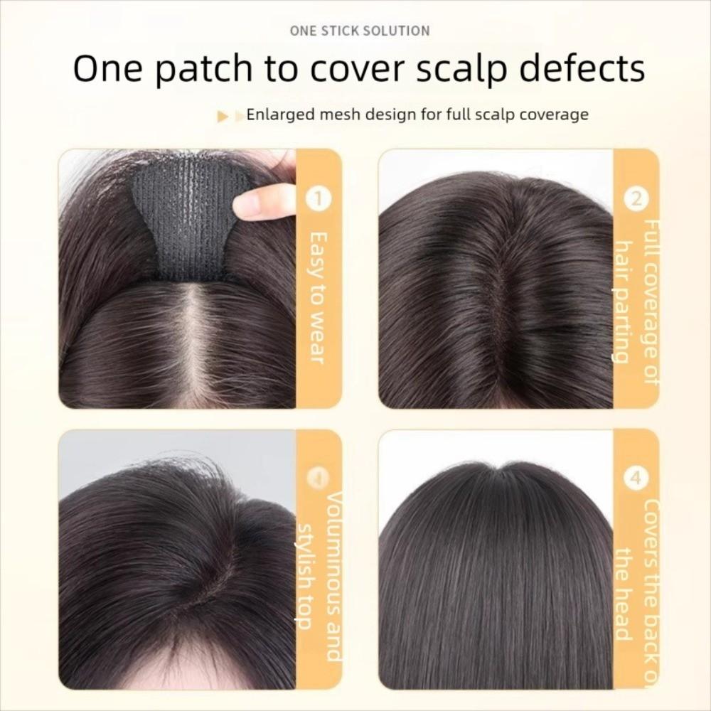Middle Part Synthetic Hair Bangs Hair Extensions Fringe Hair Pieces Increase Hair Volume