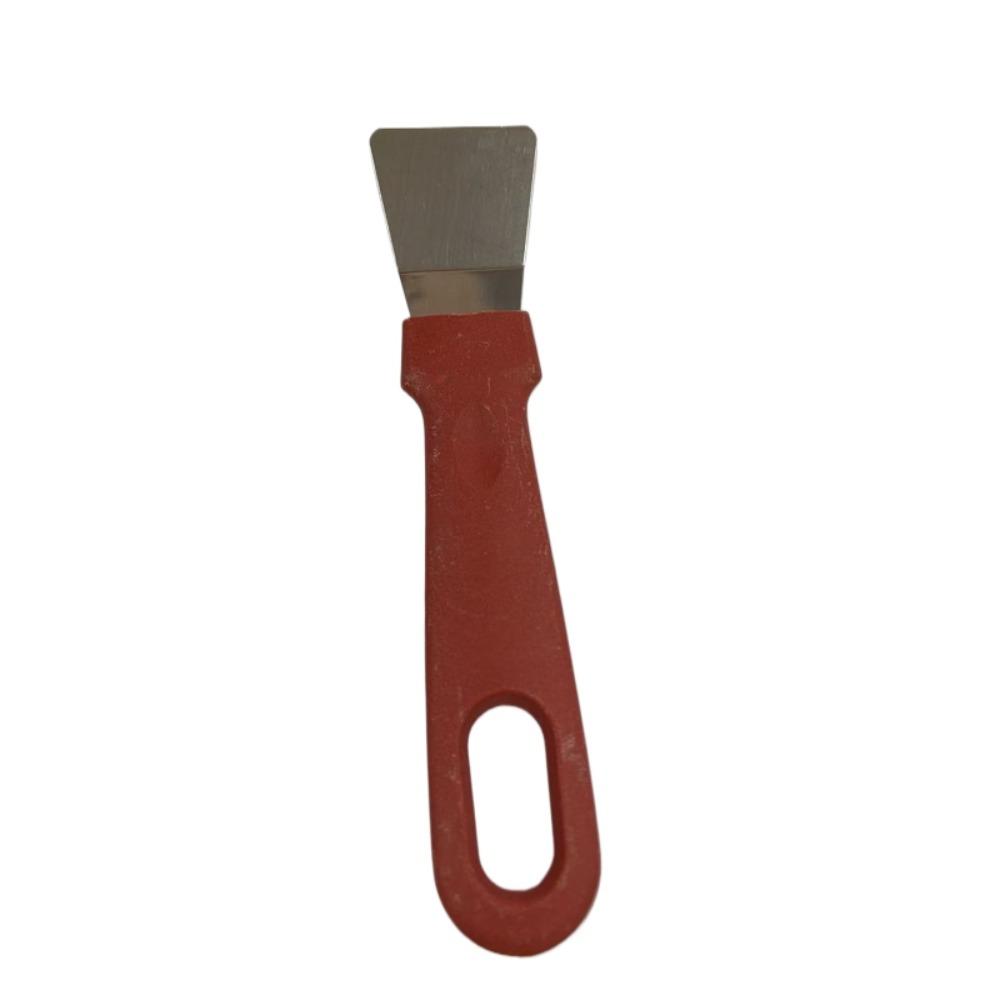 

Red Curved Garden Shovel Stainless Steel Multifunctional Ergonomic Handle Durable Scraper