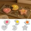 Creative Candle Holder Silicone Mold Heart Moon Star Shape DIY Aromath Tea Light Holder Epoxy Resin Mould DIY Craft Home Decor