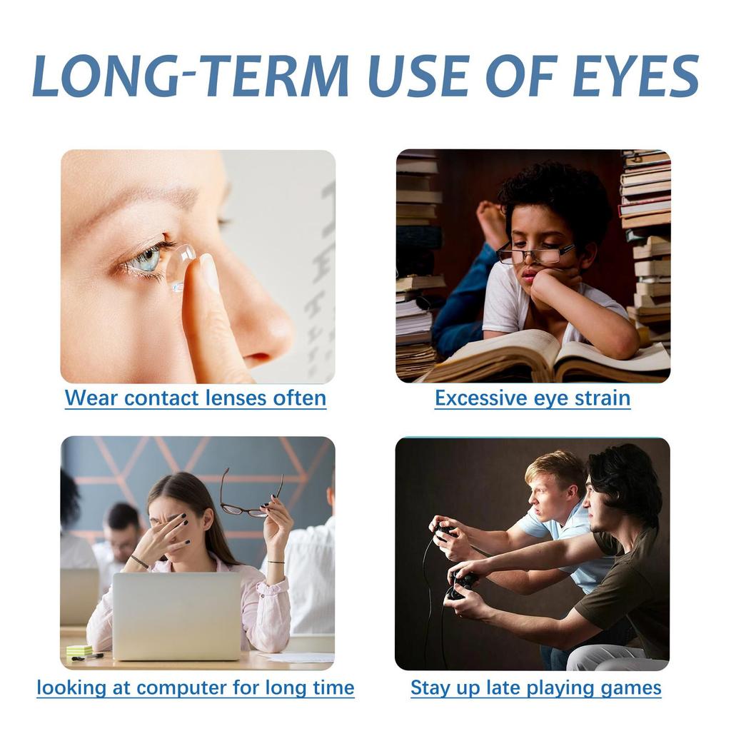 1.8ml*10pcs Eye Drops Relieve Eye Discomfort Repair Eye Fatigue Dryness Blurred Vision Moisturizing Eye Care Solution