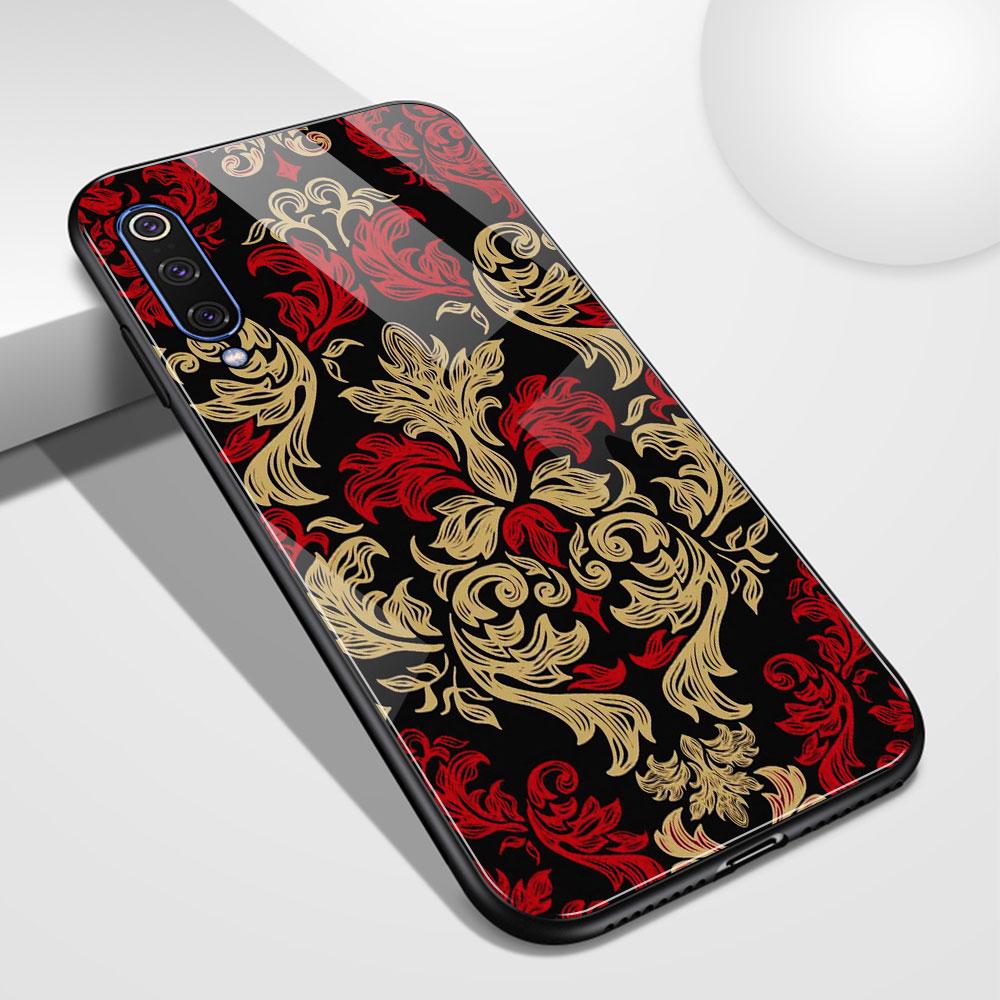 Чехол для Xiaomi 9 se, стеклянная задняя крышка, чехол Mix 3 с цветочной розой для Xiaomi mi 8 8se lite explorer mi 9 9se mix 2 2s 3 CC9