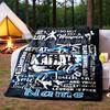 Karate Life Customize Your Name Outdoor Blanket Comfortable Soft Lightweight Allseason Multipurpose Blanket For Travel Camping Picnics Sofa Office Bed