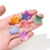 10Pcs/lot 20x20mm Gradient Color Maple Leaf Glass Bead Jewellery Making Beads for Bracelets Necklace DIY Craft Supplies