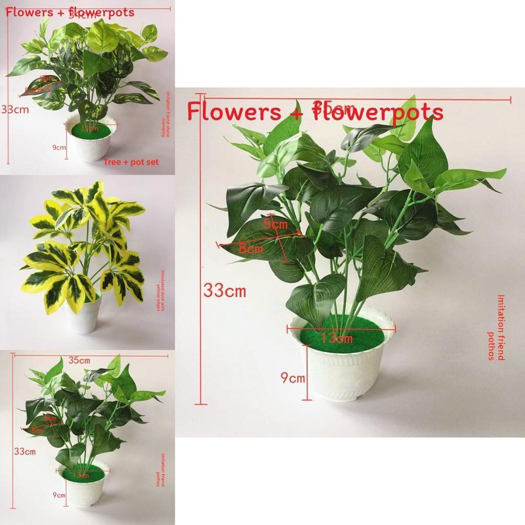 Pothos Evergreen Artificial Green Plant Pot With Realistic Foliage For Home Decor And Photography Props
