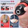 Home Improvement Drilling Tool 16.8V Cordless Drill, Maximum Torque 45Nm, Electric Driver with Ergonomic Versatile for Wood Metal Plastic Grip,
