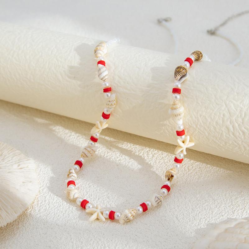 

Bohemian Geometric Starfish Whelk Waist Chain Vintage Colored Seed Bead Belly Chain Women s Summer Beach Sexy Body Jewelry