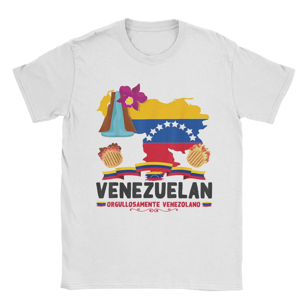 Venezuelan Flag Outfit Idea T Shirt Summer Hip Hop TShirts Unisex 100 Cotton ONeck Plus Size Tees Short Sleeve Vintage Tshirt