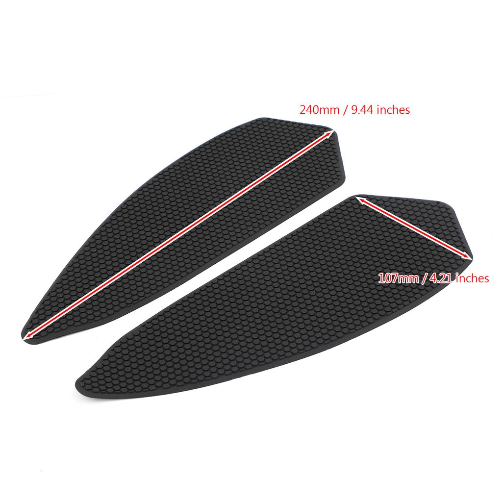 Sticky Traction Pads Tankgrips Tank Grips Black for BMW S1000RR 2020 +